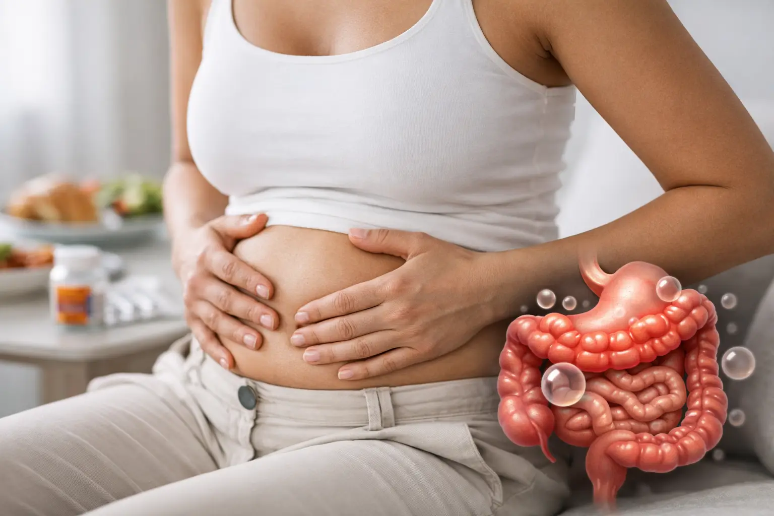 Warum bläht mein Bauch täglich? Ursachen erkennen